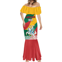 Lithuania Independence Day Personalized Mermaid Dress Lietuva Vytis 106th Anniversary - Wonder Print Shop