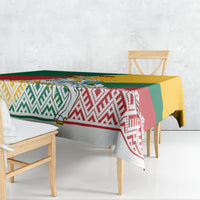 Lithuania Independence Day Personalized Tablecloth Lietuva Vytis 106th Anniversary - Wonder Print Shop