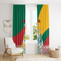 Lithuania Independence Day Personalized Window Curtain Lietuva Vytis 106th Anniversary - Wonder Print Shop