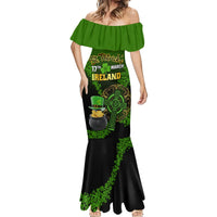 Leprechaun Hat Gold Coins St Patricks Day Personalized Mermaid Dress With Irish Celtic Shamrock - Wonder Print Shop