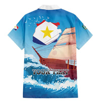 Personalized Saba Family Matching Mermaid Dress and Hawaiian Shirt Sailboat Remis Velisque - Wonder Print Shop