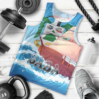 Personalized Saba Men Tank Top Sailboat Remis Velisque - Wonder Print Shop