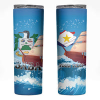 Personalized Saba Skinny Tumbler Sailboat Remis Velisque - Wonder Print Shop