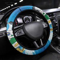 Saba Steering Wheel Cover Sailboat Remis Velisque - Wonder Print Shop