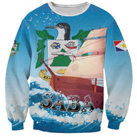 Personalized Saba Sweatshirt Sailboat Remis Velisque - Wonder Print Shop