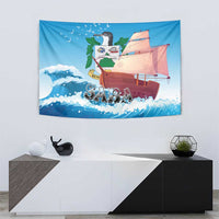 Saba Tapestry Sailboat Remis Velisque - Wonder Print Shop
