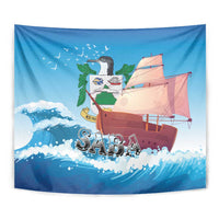 Saba Tapestry Sailboat Remis Velisque - Wonder Print Shop