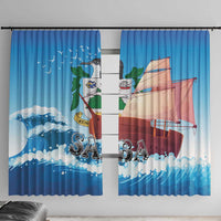 Saba Window Curtain Sailboat Remis Velisque - Wonder Print Shop