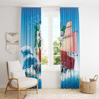 Saba Window Curtain Sailboat Remis Velisque - Wonder Print Shop