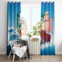 Saba Window Curtain Sailboat Remis Velisque - Wonder Print Shop