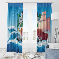 Saba Window Curtain Sailboat Remis Velisque - Wonder Print Shop