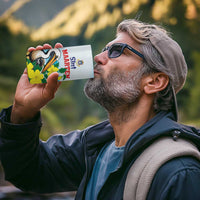 Personalized Sint Maarten 4 in 1 Can Cooler Tumbler Brown Pelican With Yellow Sage - Wonder Print Shop