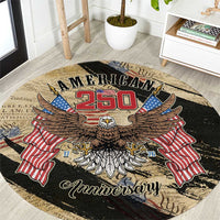 American 250th Anniversary Round Carpet We The People - Wonder Print Shop