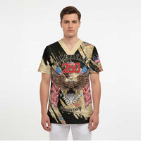 Personalized American 250th Anniversary Scrub Top We The People - Wonder Print Shop