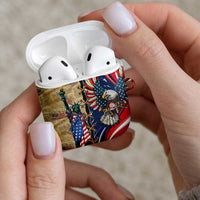 USA Eagle Statue of Liberty AirPods Case American Patriotic Spirit - Wonder Print Shop