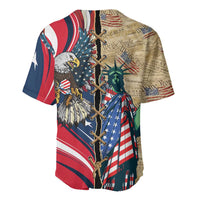 USA Eagle Statue of Liberty Baseball Jersey American Patriotic Spirit - Wonder Print Shop
