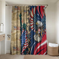 USA Eagle Statue of Liberty Bathroom Set American Patriotic Spirit - Wonder Print Shop