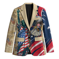 USA Eagle Statue of Liberty Blazer American Patriotic Spirit - Wonder Print Shop