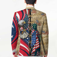 USA Eagle Statue of Liberty Blazer American Patriotic Spirit - Wonder Print Shop
