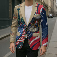 USA Eagle Statue of Liberty Blazer American Patriotic Spirit - Wonder Print Shop