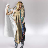 USA Eagle Statue of Liberty Hooded Blanket American Patriotic Spirit - Wonder Print Shop