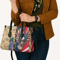 USA Eagle Statue of Liberty Leather Bag American Patriotic Spirit - Wonder Print Shop