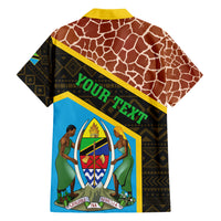 Tanzania Union Day 2024 Hawaiian Shirt Uhuru na Umoja Giraffe Pattern - Wonder Print Shop