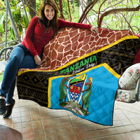 Tanzania Union Day 2024 Quilt Uhuru na Umoja Giraffe Pattern - Wonder Print Shop