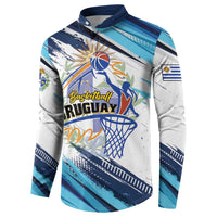 Uruguay Basketball Custom Button Sweatshirt Charruas Go Champion
