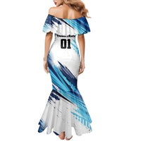 Uruguay Basketball Custom Family Matching Mermaid Dress and Hawaiian Shirt Charruas Go Champion