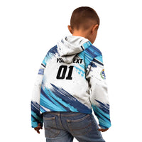 Uruguay Basketball Custom Kid Hoodie Charruas Go Champion