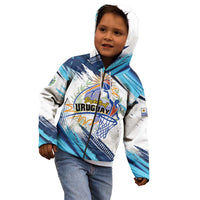 Uruguay Basketball Custom Kid Hoodie Charruas Go Champion