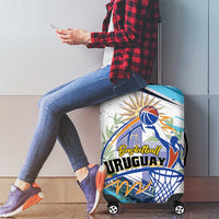 Uruguay Basketball Luggage Cover Charruas Go Champion