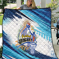 Uruguay Basketball Quilt Charruas Go Champion
