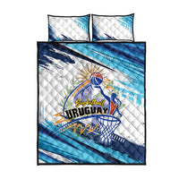 Uruguay Basketball Quilt Bed Set Charruas Go Champion
