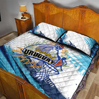 Uruguay Basketball Quilt Bed Set Charruas Go Champion