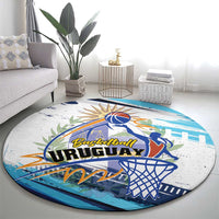 Uruguay Basketball Round Carpet Charruas Go Champion