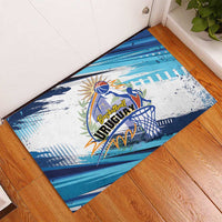 Uruguay Basketball Rubber Doormat Charruas Go Champion