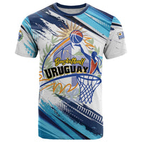 Uruguay Basketball Custom T Shirt Charruas Go Champion