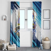 Uruguay Basketball Window Curtain Charruas Go Champion