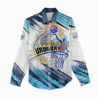 Uruguay Basketball Custom Women Casual Shirt Charruas Go Champion