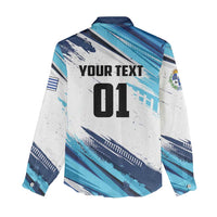 Uruguay Basketball Custom Women Casual Shirt Charruas Go Champion