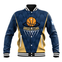 Argentina Basketball Custom Baseball Jacket Go El Alma Argentina