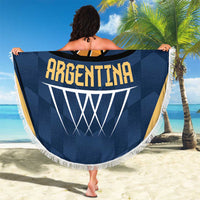 Argentina Basketball Beach Blanket Go El Alma Argentina