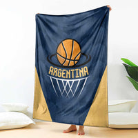 Argentina Basketball Blanket Go El Alma Argentina