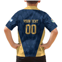 Argentina Basketball Custom Family Matching Mermaid Dress and Hawaiian Shirt Go El Alma Argentina