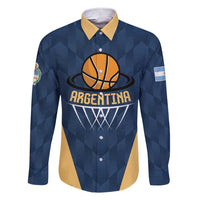 Argentina Basketball Custom Family Matching Short Sleeve Bodycon Dress and Hawaiian Shirt Go El Alma Argentina