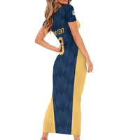 Argentina Basketball Custom Family Matching Short Sleeve Bodycon Dress and Hawaiian Shirt Go El Alma Argentina