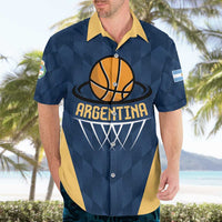 Argentina Basketball Custom Hawaiian Shirt Go El Alma Argentina