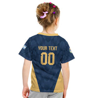 Argentina Basketball Custom Kid T Shirt Go El Alma Argentina